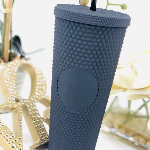2019 Matte Black 3D Studded Starbucks Tumbler Cup - Picture 3 of 6